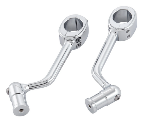 Arlen ness 400-044 Chrome Forged Highway peg mounts 1 1/4"
