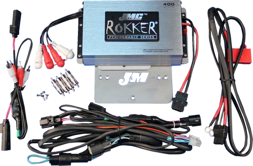 J&M JMA6-400HR16-UL Rokker 400 watt 4 Ch Stage 6 Amplifier 16-23 Road glide FLTRU FLTRK JMC