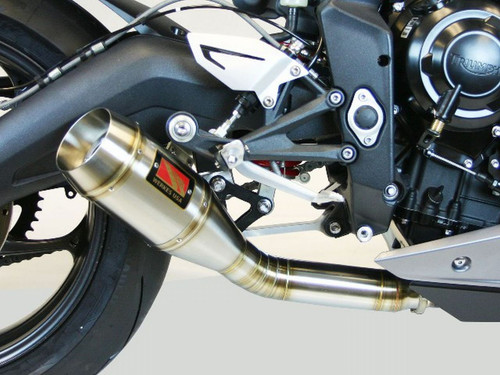 COMPETITION / COMP WERKES WT679 WT679-S
STAINLESS STEEL SLIP ON SO EXHAUST 
GP STYLE HAND WELDED MUFFLER 
TRIUMPH DAYTONA 675 675r 
13 14 15 2013 2014 2015