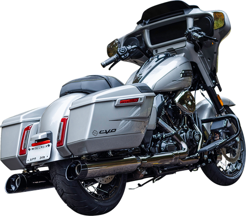 S&S CYCLE 550-1113 4-1/2" MK45 Performance Slip-On Mufflers - Lava Chrome 50-State