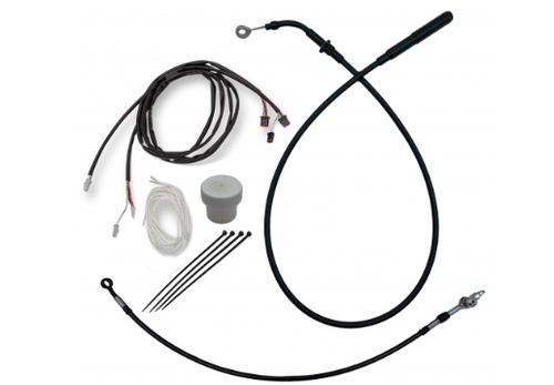 Fat Baggers 119012-B Black Vinyl EZ Install Kit For 11" - 12" Handlebars