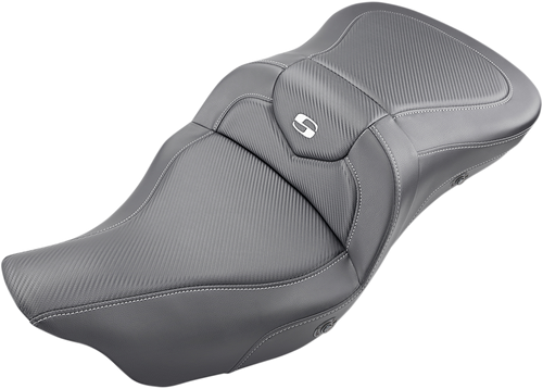 Saddlemen 808-07B-186HCT RoadSofa Extended Reach Carbon Heated 08-23 FL