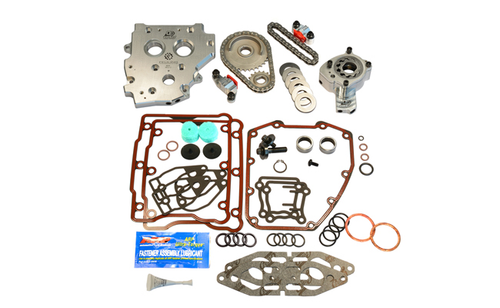 Feuling Oil Pump 7087 OE+ Conversion Camshaft Hydraulic Cam Chain Tensioner Kit, T/C 99-00, Including 01 Touring, W/cam sensor