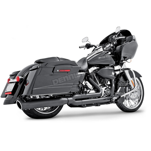 Freedom Performnace HD00233 Black 2:1 Full Length Exhaust Touring  FL 95-16