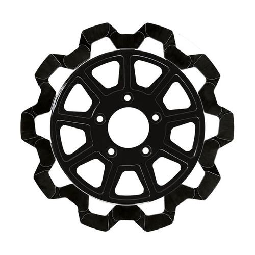 Lyndall Racing 2107-2133 9 Spoke Rotor Bow Tie Cut 11.5" x 6mm Black