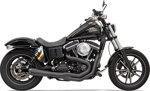 Bassani 1D32RB Black Road Rage II 2:1 Exhaust Dyna Tall Shocks