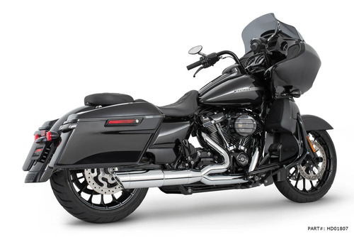 Freedom HD01807 4.5" Chrome 2:1 Full Exhaust Mid Length fl m8 Touring 17-24 Touring glides