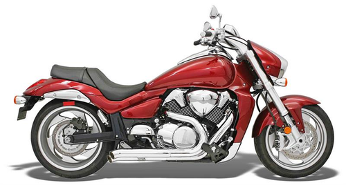 Bassani SM9-3TO Pro Street Over and Under Turn Out Exhaust System for Suzuki M109