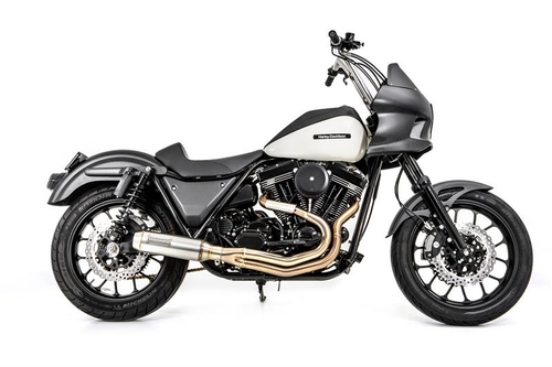 Bassani 1FXR3SS Road Rage 3 Stainless 2into 1 for FXR with Superbike Muffler