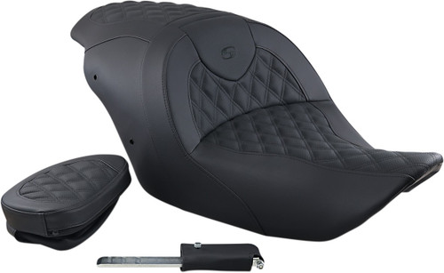 Saddlemen 818-33-182BR Roadsofa lattice stitch w backrest