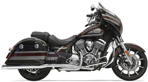 Bassani 8C16S Chrome True Duals for Indian Chieftan or Road Master