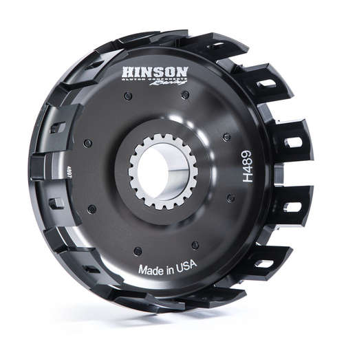 Hinson Racing H489 Billetproof Clutch Basket w/ Kickstarter Gear & Cushions
