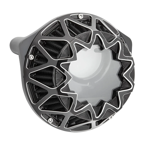 Arlen Ness 600-038 Crossfire Air Cleaner, Contrast 17-2023 M8