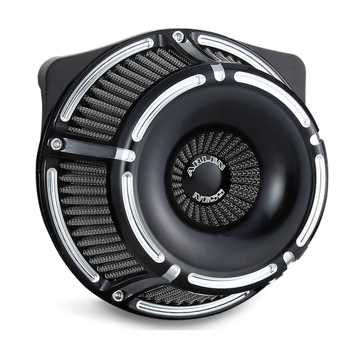 Arlen Ness 18-915 Slot Track Inverted Series Air Cleaner, Black 17-2023 M8 Models