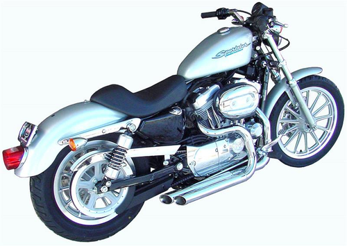 Bassani XL-325F Chrome Pro-Street for '04-'06 Sportster Forward Controls