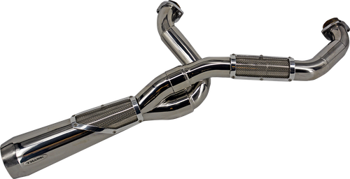 Trask TM-5120PO Big Sexy 2-into-1 High Performance Exhaust - Polished