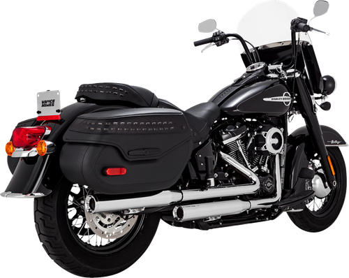 Vance & hines 16316 Eliminator 300 Slip-On Mufflers Chrome 18-21 softail FLHC FLDE