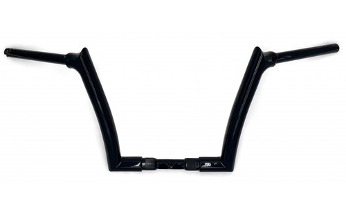 Fat Baggers 806012-B 1½" Pointed Top Handlebar- 12" Black- 15-20 Road Glide Models