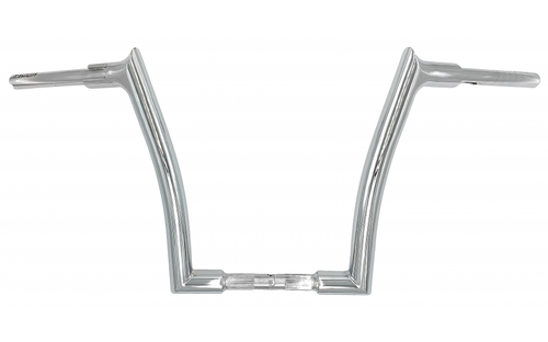 Fat Baggers 807014 1½" Pointed Top Handlebar- 14" Chrome- 05-13 Road Glide Models (except CVO With Hydraulic Clutch), 08-16 & 21-22 Road King Models