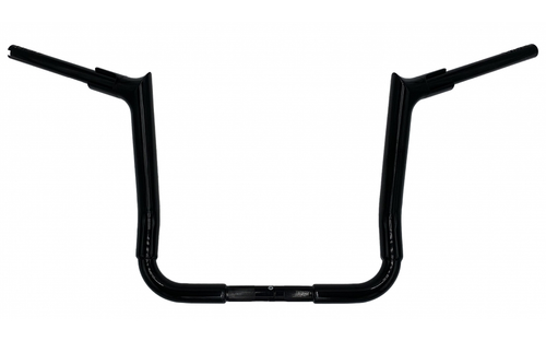 Fat Baggers 805014-B 1½" Pointed Top Handlebar- 14" Black- 14-20 Street Glide/Electra Glide Models