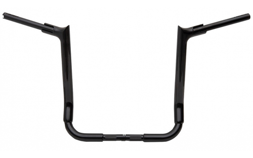 Fat Baggers 805016-B 1½" Pointed Top Handlebar- 16" Black- 14-20 Street Glide/Electra Glide Models