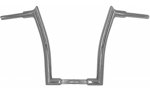 Fat Baggers 807016 1½" Pointed Top Handlebar- 16" Chrome- 05-13 Road Glide Models(except CVO With Hydraulic Clutch), 08-16 & 21-22 Road King Models