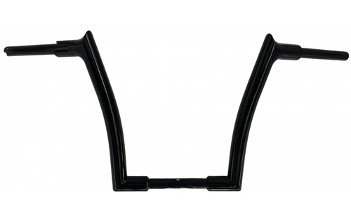 Fat Baggers 807014-B 1½" Pointed Top Handlebar- 14" Black- 05-13 Road Glide Models (except CVO With Hydraulic Clutch), 08-16 & 21-22 Road King Models