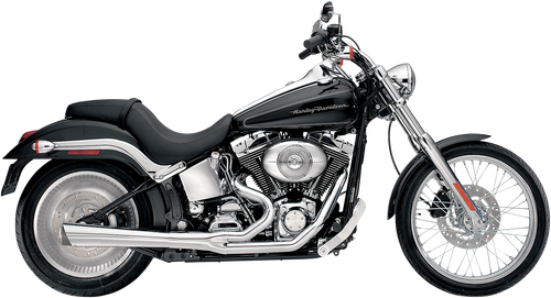 SuperTrapp 828-71690 Chrome 2:1 Exhaust SuperMegSystem Softail 12-17