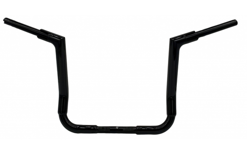 Fat Baggers 605014-B 1½" Flat Top Handlebar- 14" Black- 14-20 Street Glide/Electra Glide Models