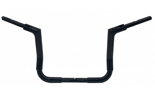 Fat Baggers 605012-B 1½" Flat Top Handlebar- 12" Black- 14-20 Street Glide/Electra Glide Models