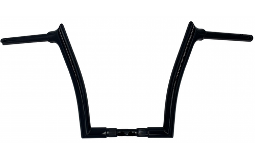 Fat Baggers 816014-B 1½" Pointed Top Handlebar- 14" Black- 21-22 Road Glide Models