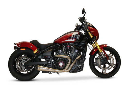 TBR 005-5510199 Comp-S 2-1 Full Exhaust Stainless w Carbon Cap Chief 22-24
Indian Chief Super Cheif 22-24