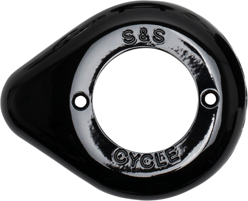 S&S CYCLE 170-0686 Air Cleaner Cover - Air Stinger Teardrop Gloss Black