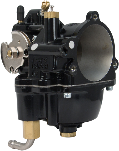 S&S CYCLE 110-0138 Super G Carburetor - Standard Bore Black