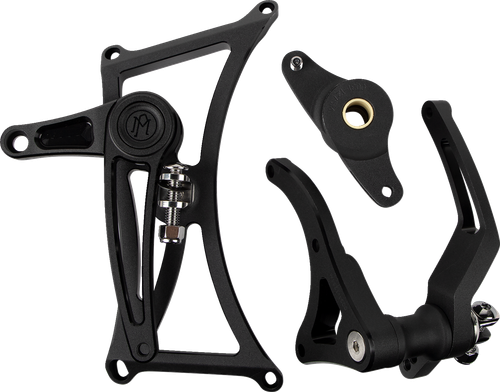 Performance Machine PM 0035-1179M-SMB Mid Controls Black Touring FL 09-13