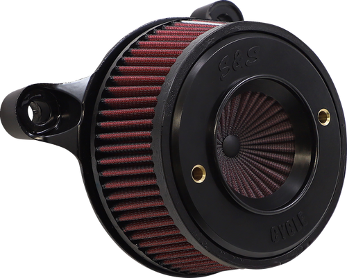 S&S CYCLE 170-0716A Air Stinger Stealth Air Cleaner Kit - Black Chrome Ring
