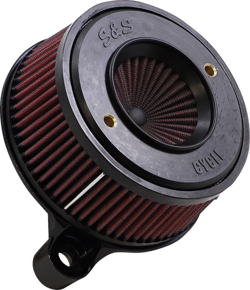 S&S CYCLE 170-0724A Air Stinger Stealth Air Cleaner Kit - Black Chrome Ring