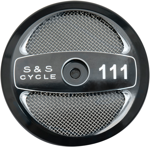 S&S CYCLE 170-0319 Stealth Air Cleaner Cover - Black 111"