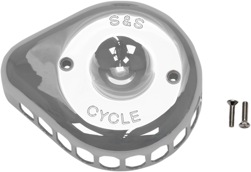 S&S CYCLE 170-0367 Stealth Air Cleaner Cover - Mini Teardrop Chrome