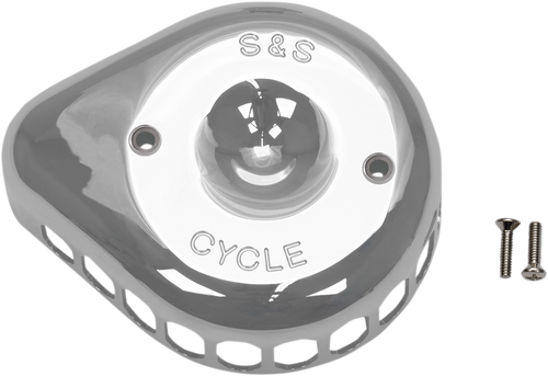 S&S CYCLE 170-0367 Stealth Air Cleaner Cover - Mini Teardrop Chrome