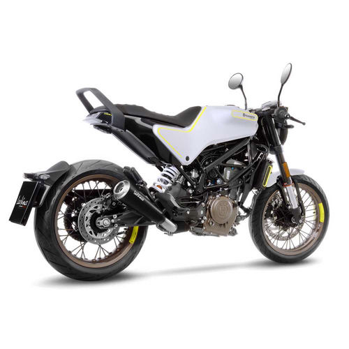 Leovince 15121 Black Stainless Slip-on Exhaust Husky 401 models