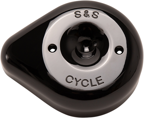 S&S CYCLE 170-0531 Stealth Air Cleaner Cover - Teardrop Black