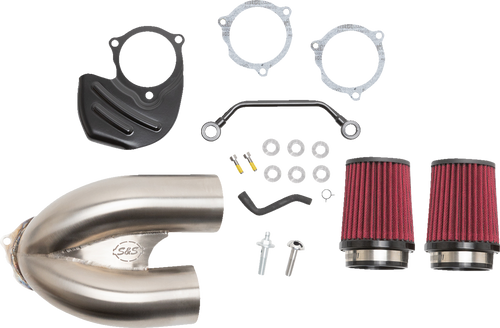 S&S CYCLE 170-0565A Tuned Induction Air Cleaner Kit - Stainless Steel