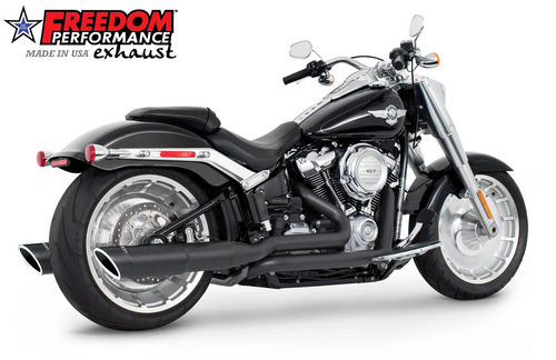Freedom HD01313 4.5" Two-Step Black Dual Slash Tip Full Tuck & Under Exhaustﾠ

Softail Breakout & Fatboy M8 18-24