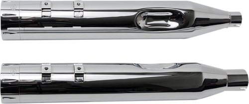 S&S CYCLE 550-0669 4-1/2" MK45 Performance Mufflers — Tracer - Chrome Tracer