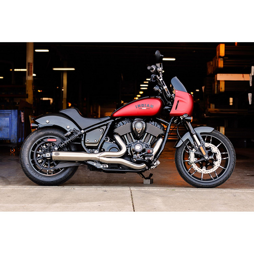S&S 550-1117 Qualifier Race 2:1 Stainless Cat Delete Full Exhaust 22-25 Chief & Super
