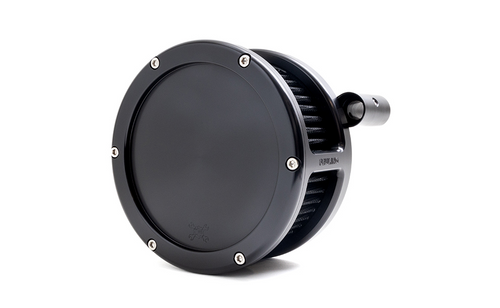 Feuling 5543 BA Air Cleaner Kit Black Finish, Solid Cover, Black filter Twin Cam TC