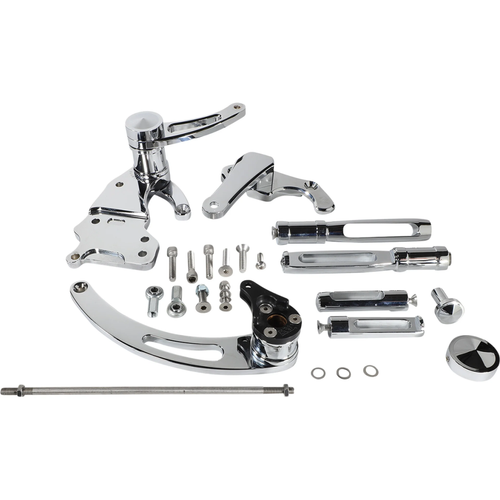 Accutronix FC405-SSC Forward Controls Forward Control - Chrome - Slotted