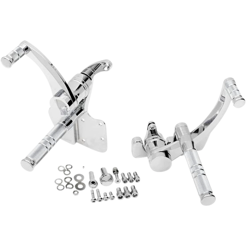 Accutronix FC205-SIC Forward Controls Forward Control - Chrome - Diamond