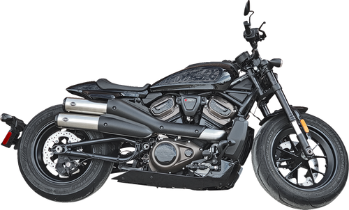S&S CYCLE 550-1111 Grand National Slip-On Mufflers - Stainless Steel Sportster S